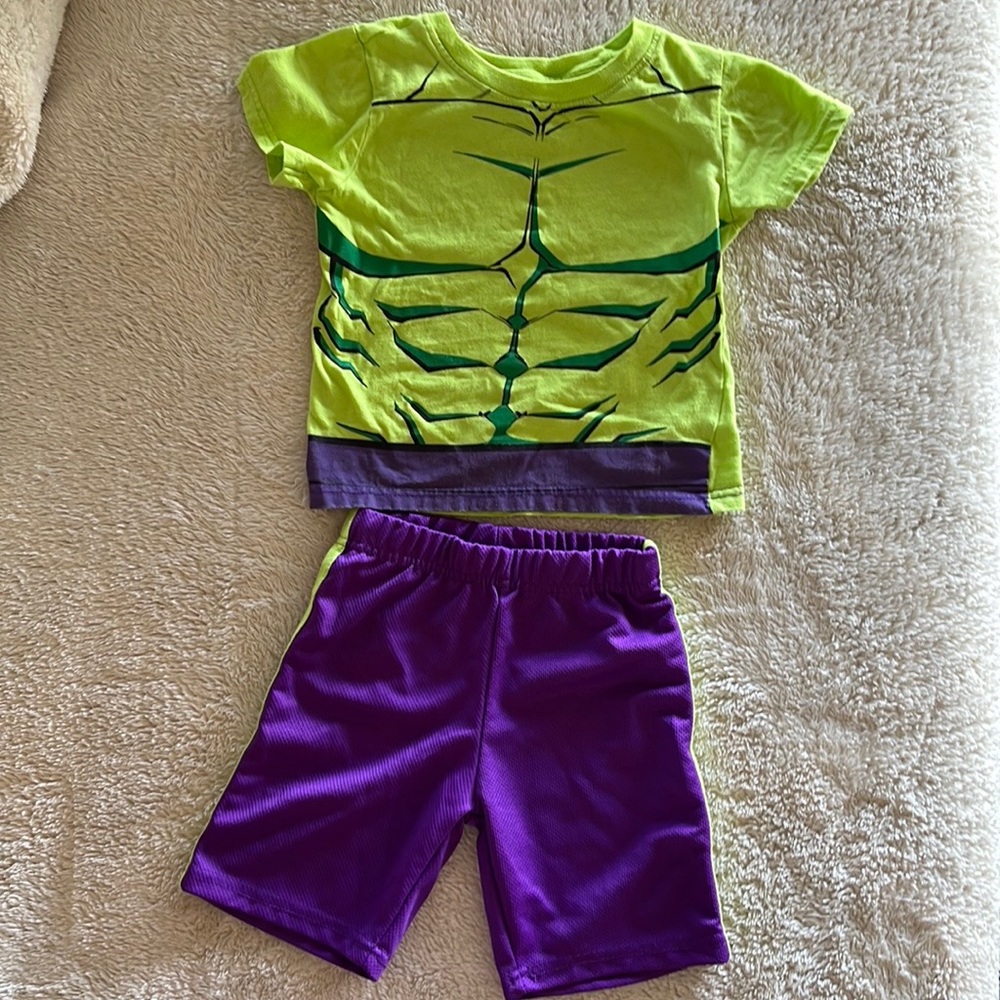Toddler Marvel Avengers The Hulk outfit/costume